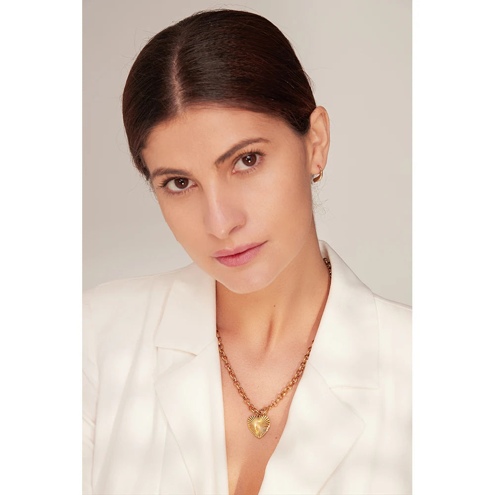 Isalene  Necklaces Radiant Heart Chain Necklace