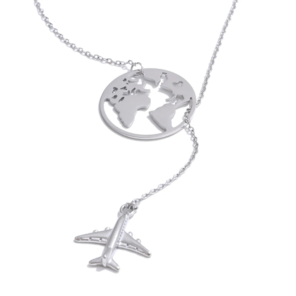 Isalene  Necklaces Silver Odette Voyage Necklace