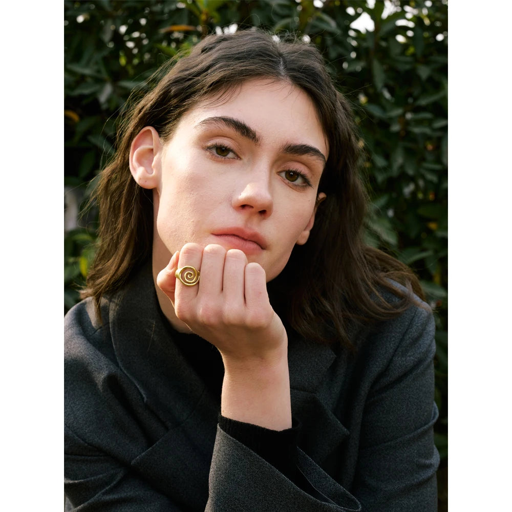 Isalene  Ring Aurelia Spiral Ring