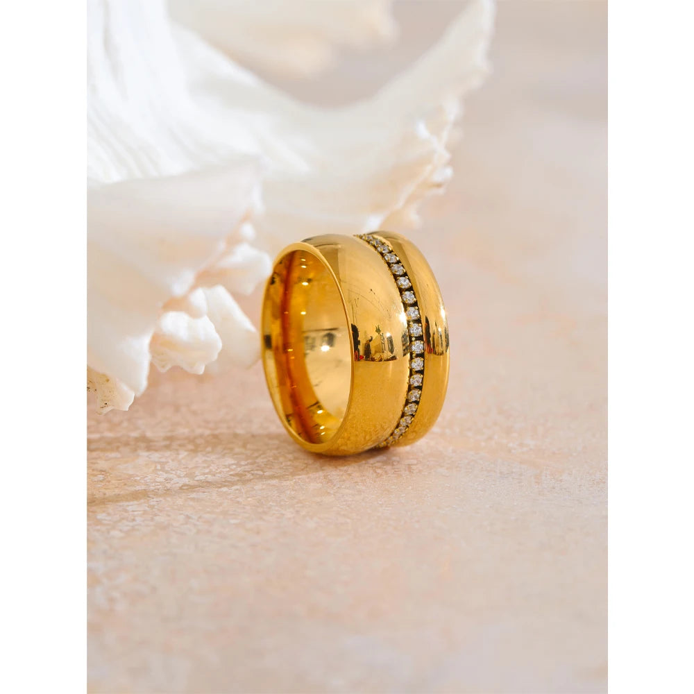 Isalene  Ring Auryn Dome Ring
