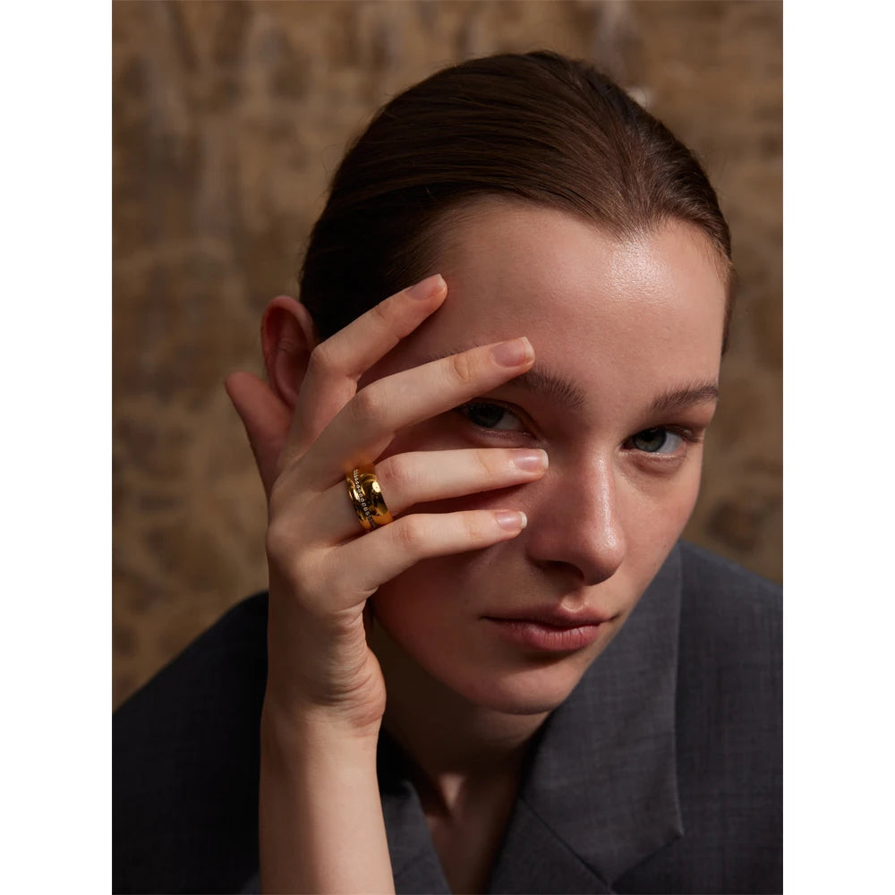 Isalene  Ring Auryn Dome Ring