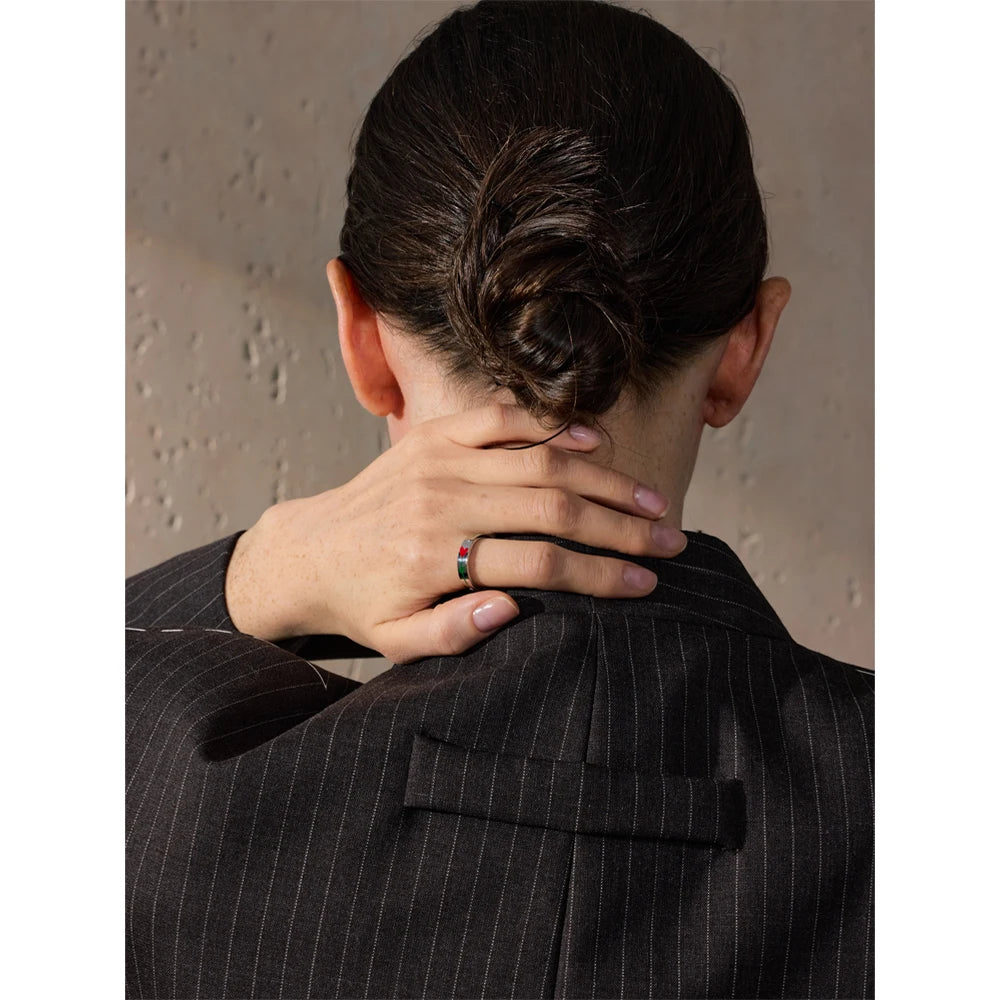 Isalene  Ring Bloom Heart Band