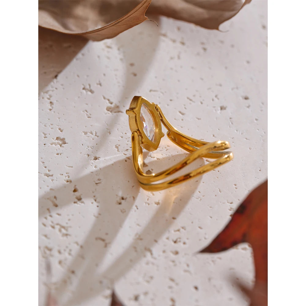 Isalene  Ring Celeste Marquis Ring