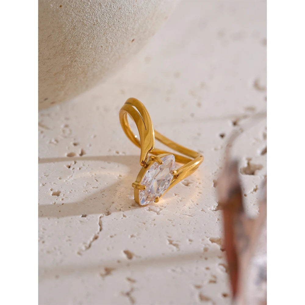 Isalene  Ring Celeste Marquis Ring