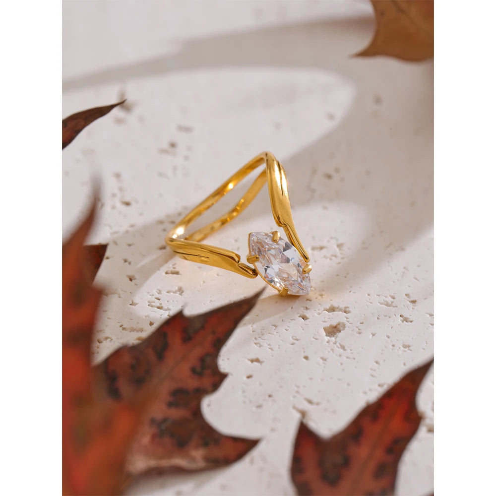 Isalene  Ring Celeste Marquis Ring