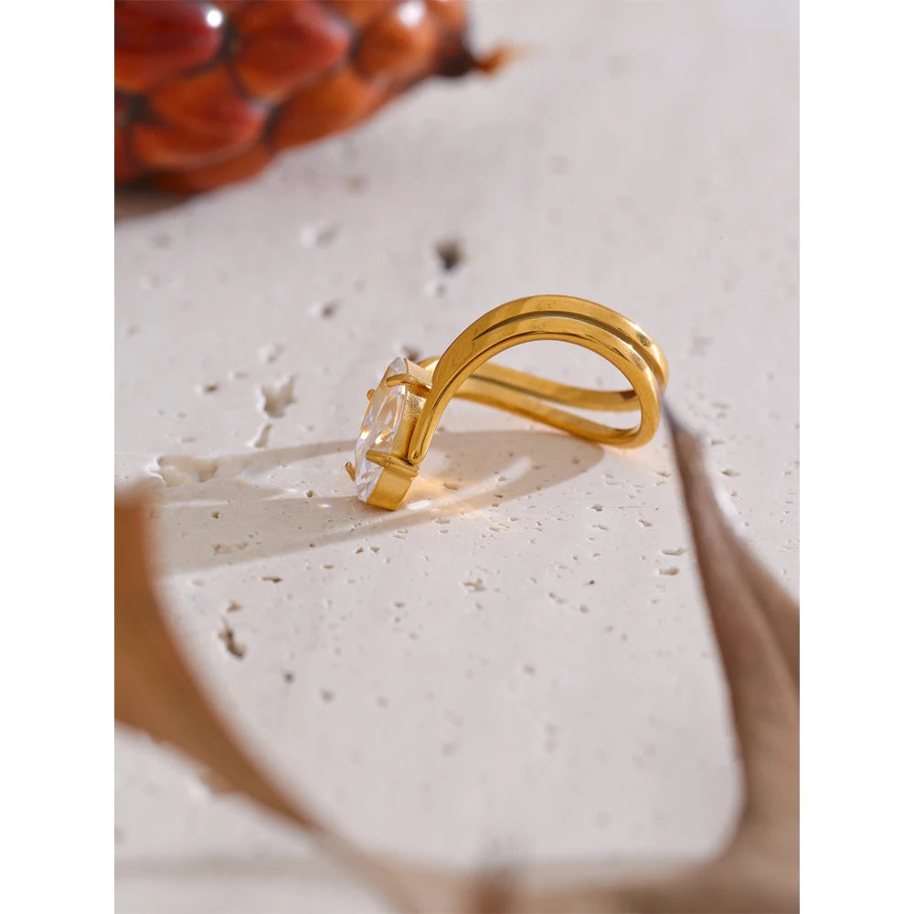 Isalene  Ring Celeste Marquis Ring