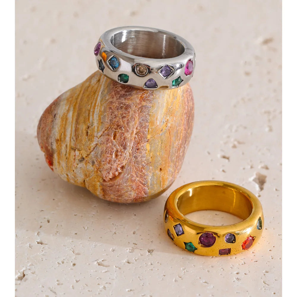 Isalene  Ring Color Prism Ring