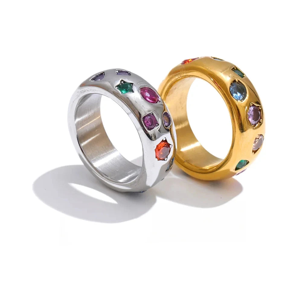 Isalene  Ring Color Prism Ring