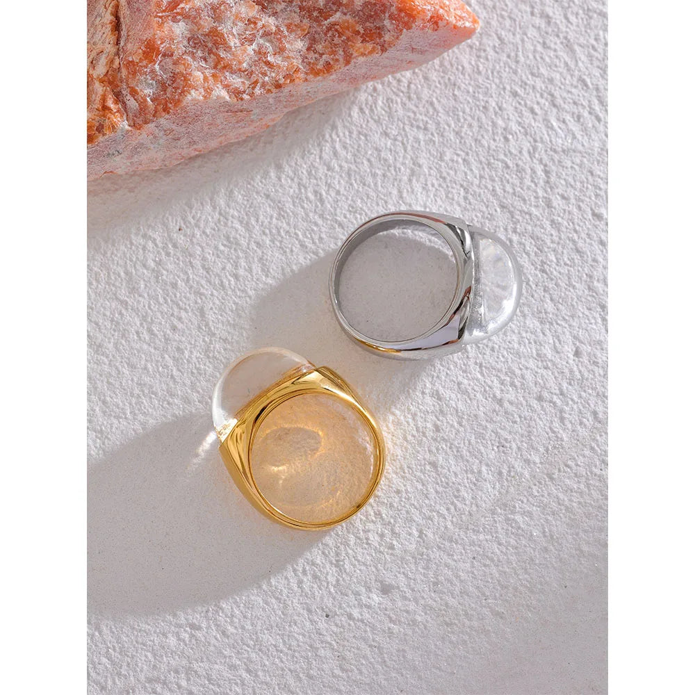 Isalene  Ring Elowen Shellstone Ring