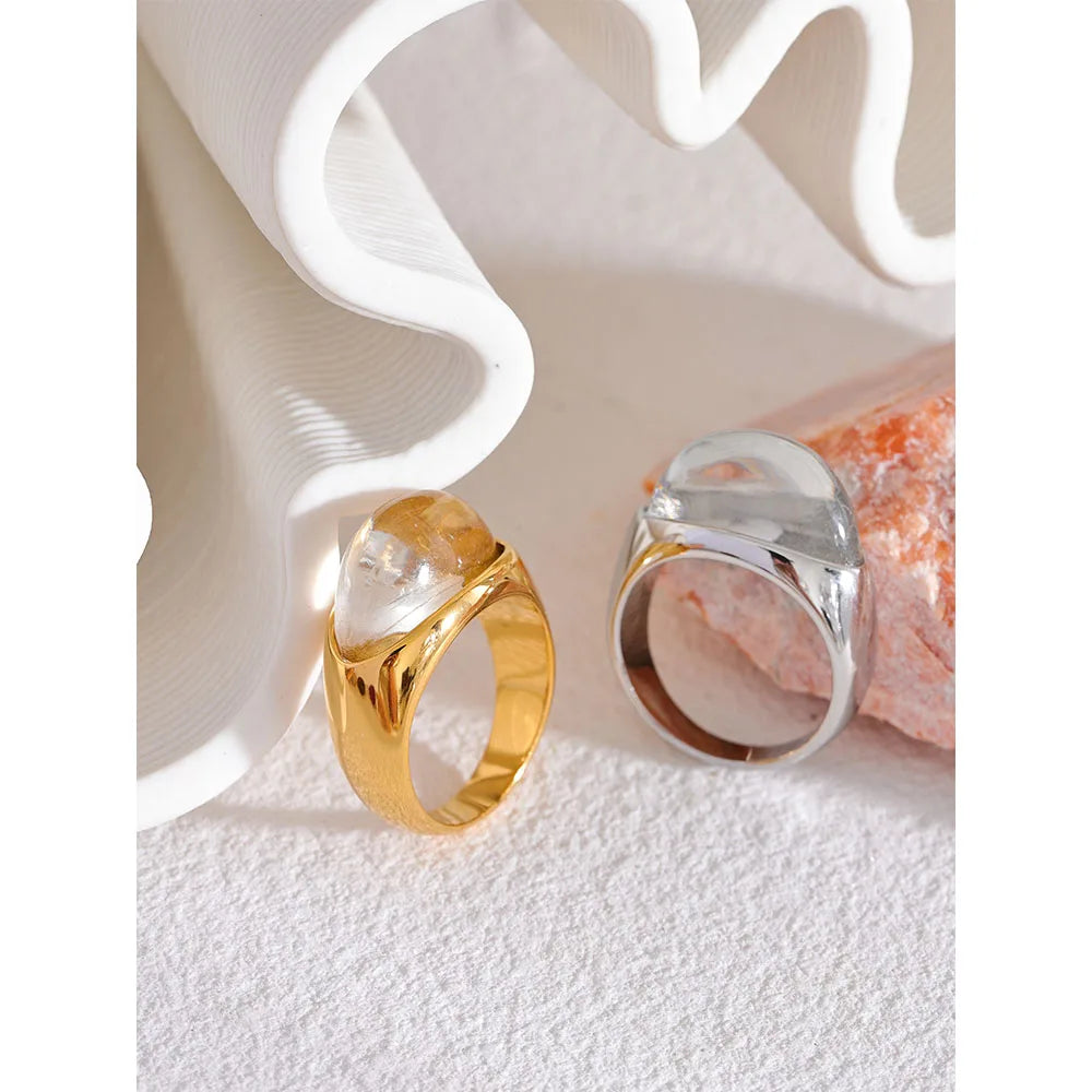 Isalene  Ring Elowen Shellstone Ring