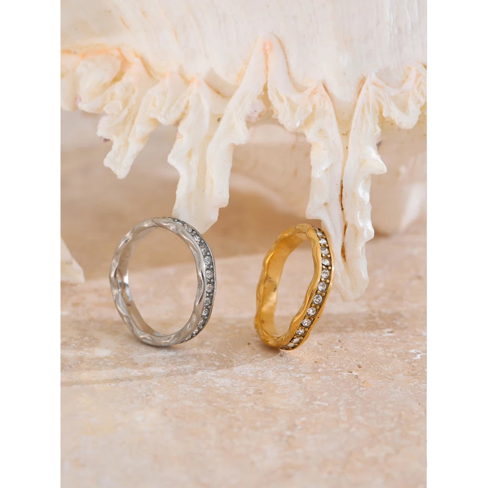 Isalene  Ring Elowen Wave Ring