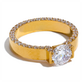 Isalene  Ring Gold / 6 Élodie Pavé Ring