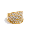 Isalene  Ring Gold / 6 Estelle Pavé Ring
