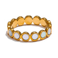 Isalene  Ring Gold / 6 Luma Opal Band