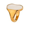 Isalene  Ring Gold / 6 Luna Mother-of-Pearl Ring
