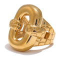 Isalene  Ring Gold / 6 Serafina Knot Ring