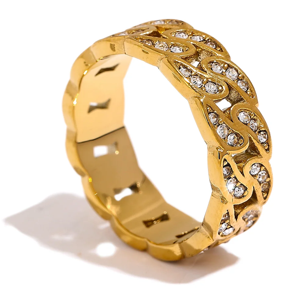 Isalene  Ring Gold / 6 Serpent Glow Ring