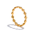Isalene  Ring Gold / 6 Sierra Textured Band