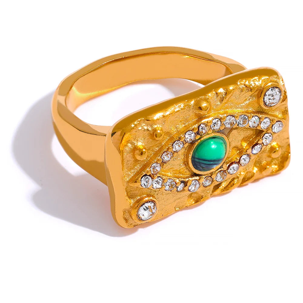 Isalene  Ring Gold / 6 Veda Eye Ring