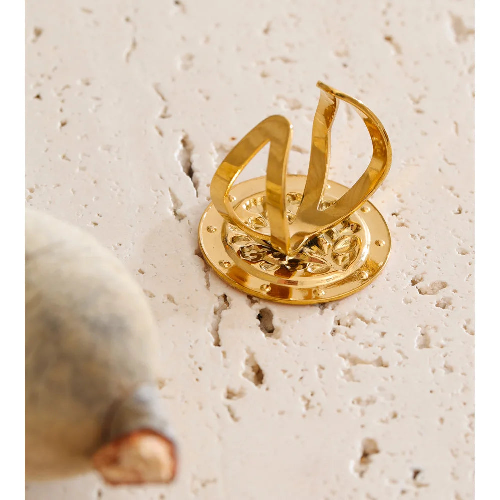 Isalene  Ring Gold Bloom Garden Statement Ring