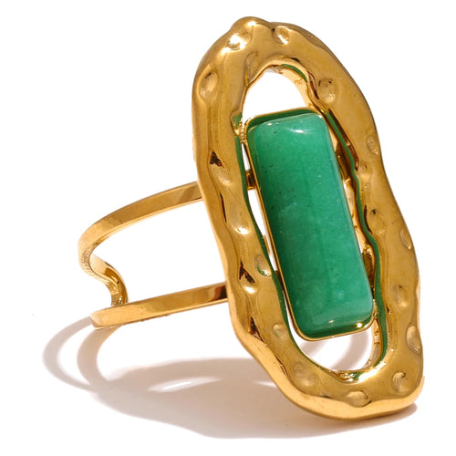 Isalene  Ring Gold Valina Stone Ring