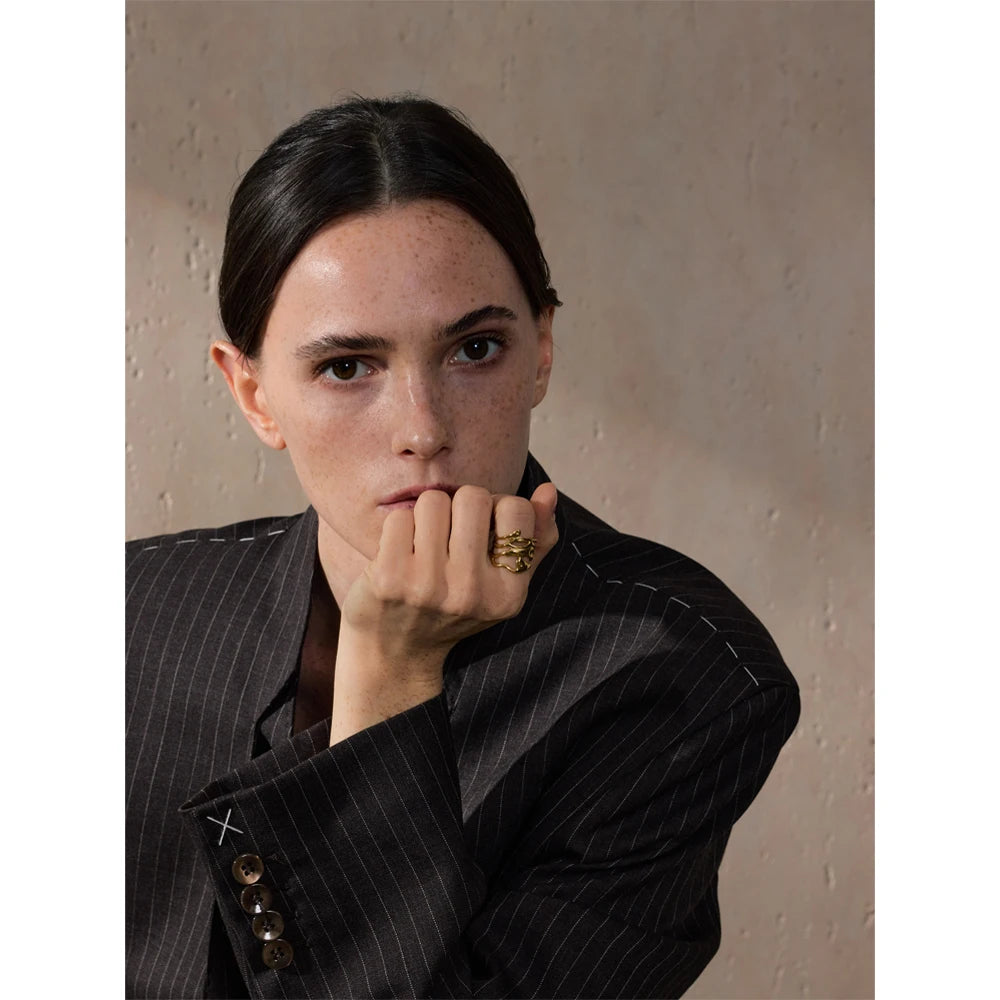Isalene  Ring Lucienne Wave Ring