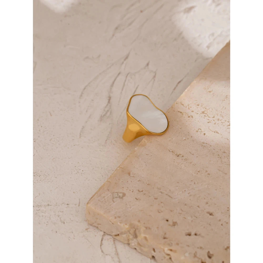 Isalene  Ring Luna Mother-of-Pearl Ring
