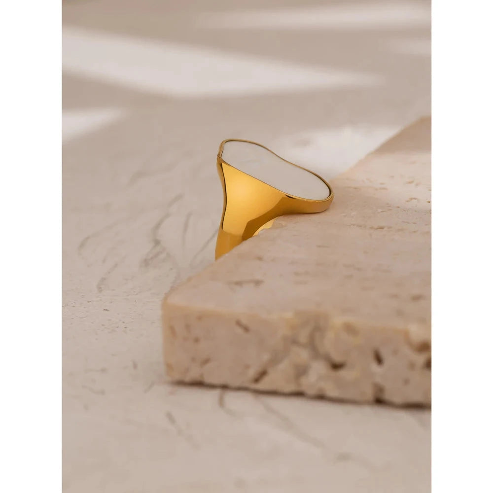 Isalene  Ring Luna Mother-of-Pearl Ring