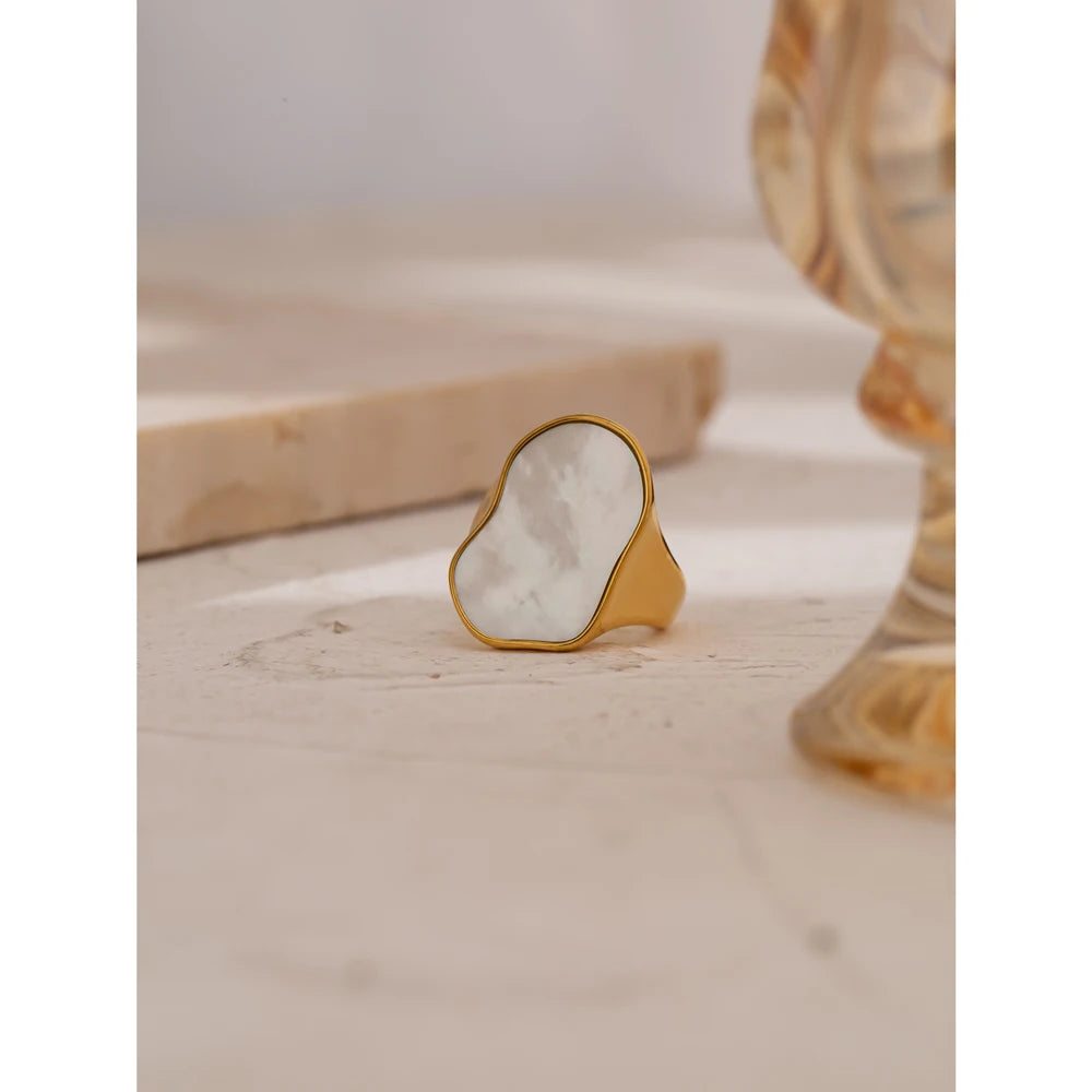 Isalene  Ring Luna Mother-of-Pearl Ring