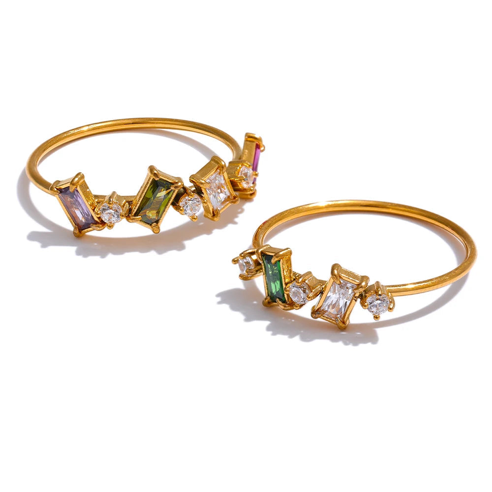 Isalene  Ring Prism Spark Ring