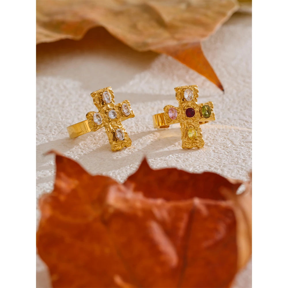 Isalene  Ring Seraphina Cross Ring