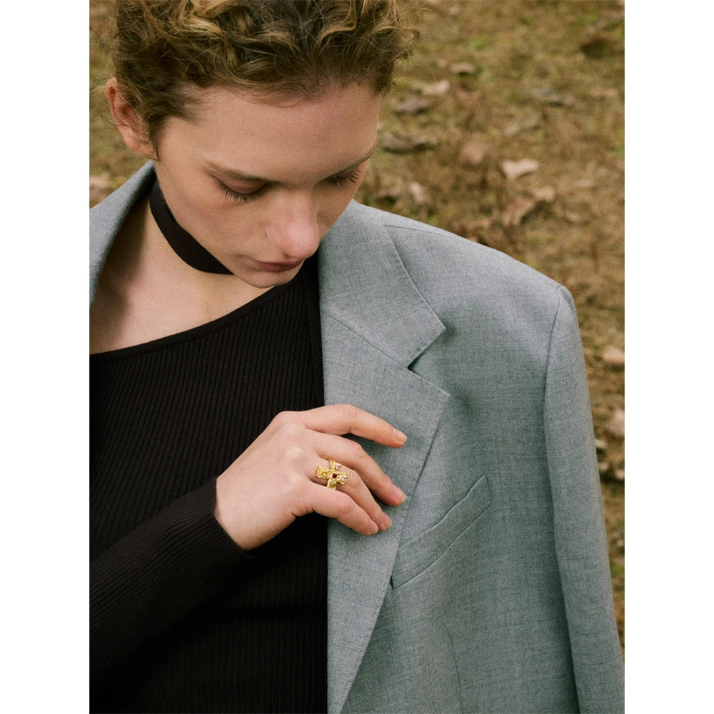 Isalene  Ring Seraphina Cross Ring