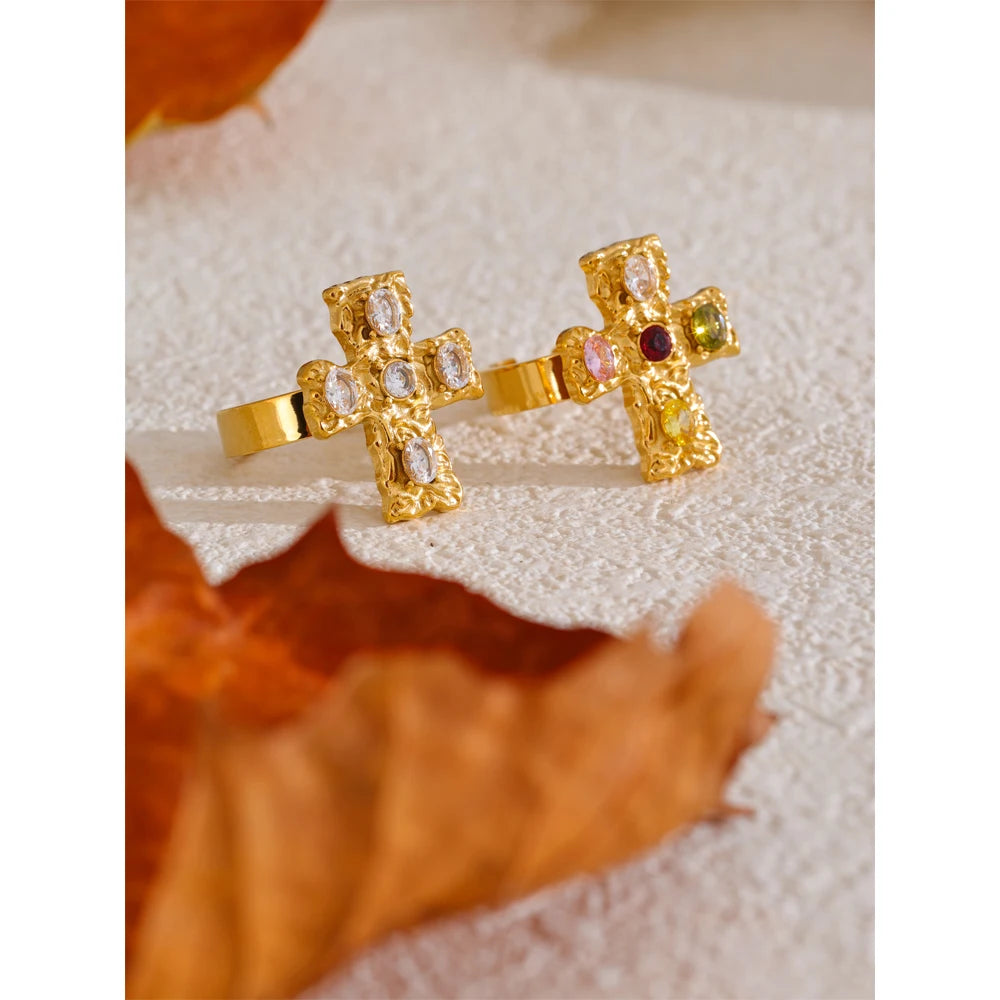 Isalene  Ring Seraphina Cross Ring