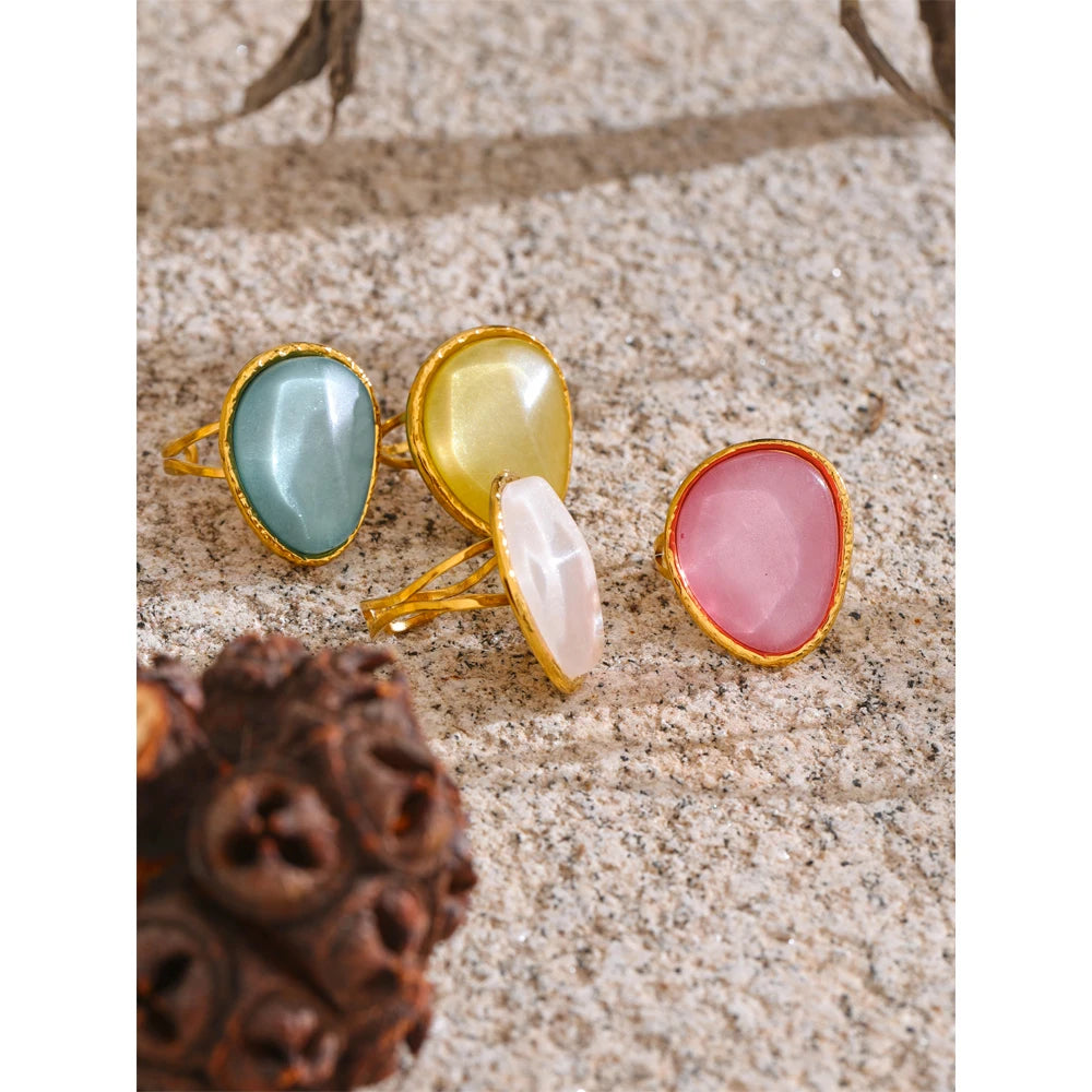 Isalene  Ring Sienna Luminous Stone Ring