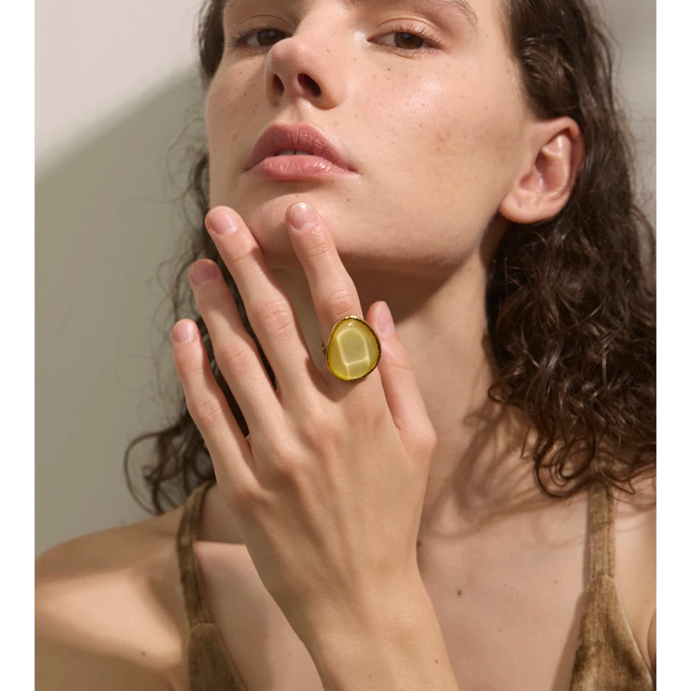 Isalene  Ring Sienna Luminous Stone Ring