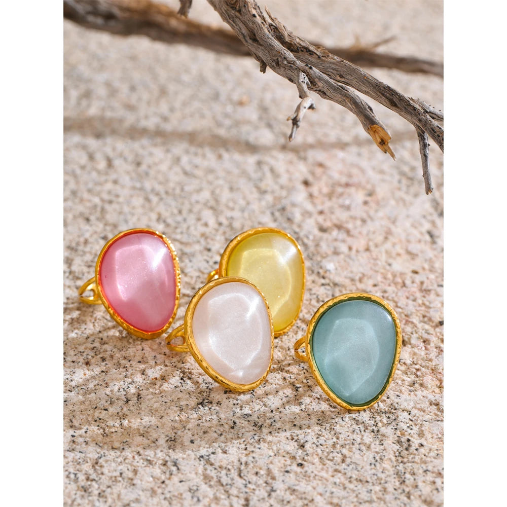Isalene  Ring Sienna Luminous Stone Ring