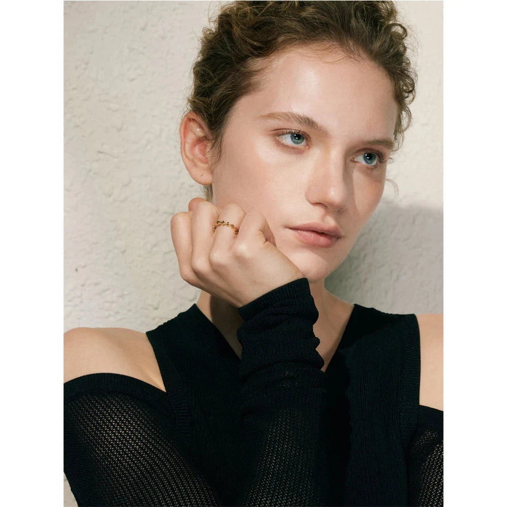 Isalene  Ring Sierra Textured Band