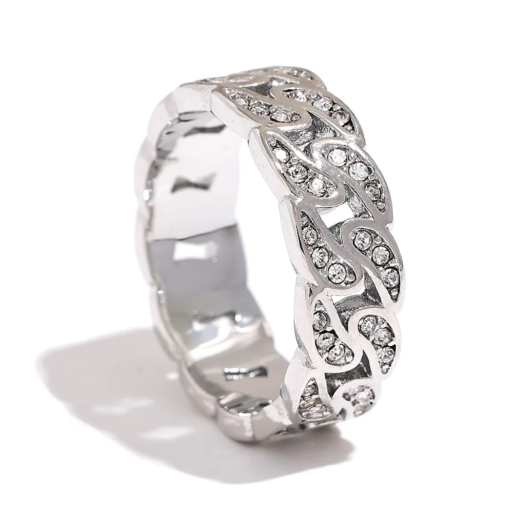 Isalene  Ring Silver / 6 Serpent Glow Ring