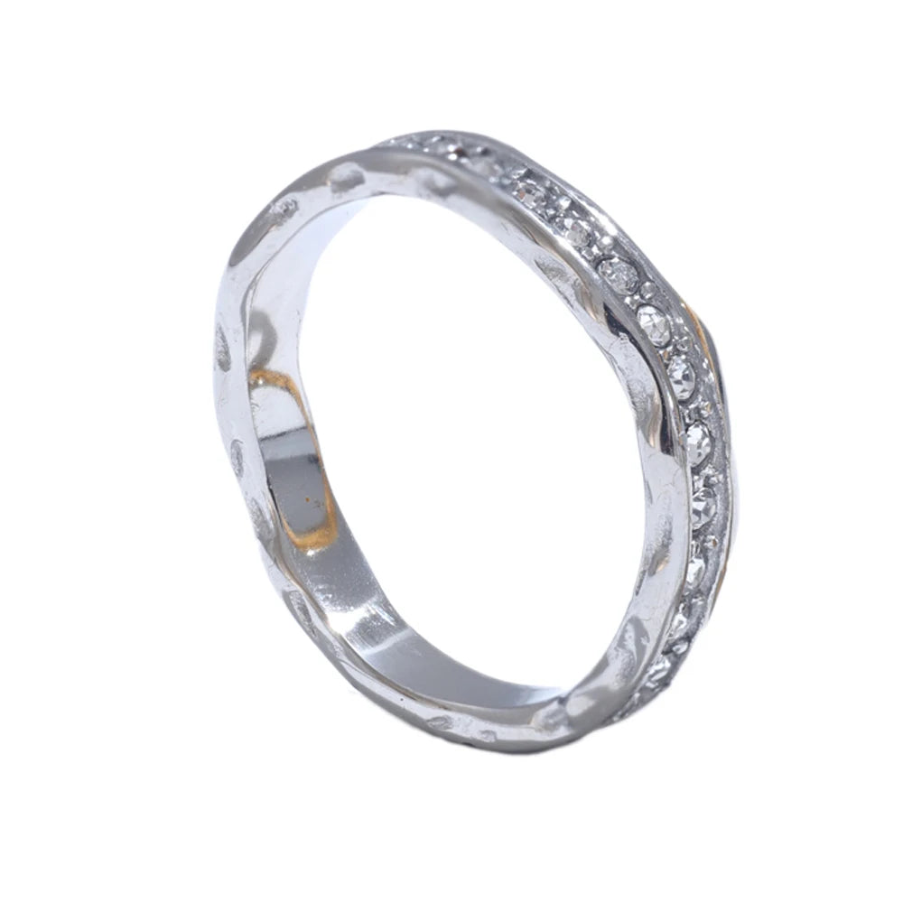 Isalene  Ring Silver / 7 Elowen Wave Ring
