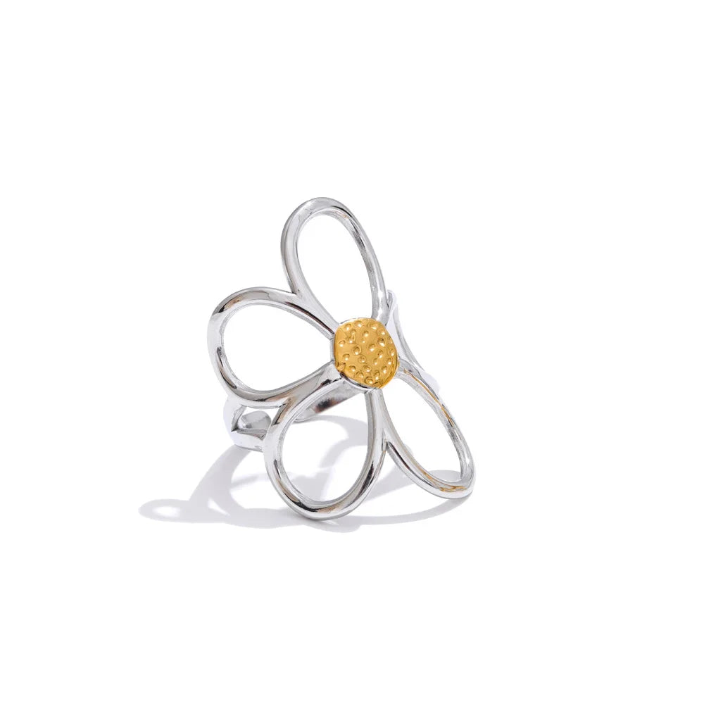 Isalene  Ring Silver Solenne Bloom Ring