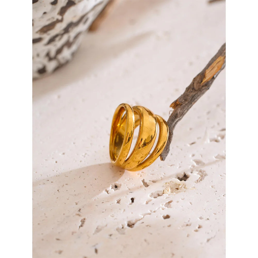 Isalene  Ring Valencia Triple Band Ring