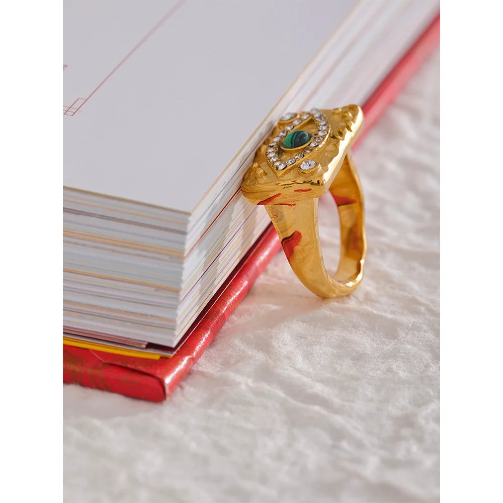 Isalene  Ring Veda Eye Ring
