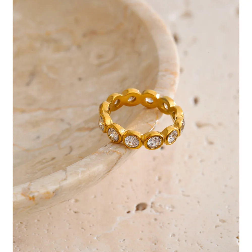 Isalene  Ring Vivienne Crystal Eternity Ring